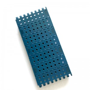 HAASBELTS Plastic Conveyor Perforated Flat Top 1000 Molded to Width With Positrack