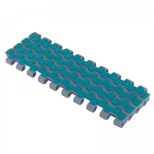 HAASBELTS plastic modular belt flat top 2120 with Positrack