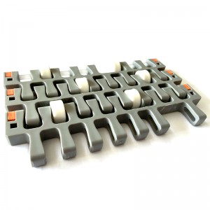 HAASBELTS conveyor Embedded ball type 2400D plastic modular belt