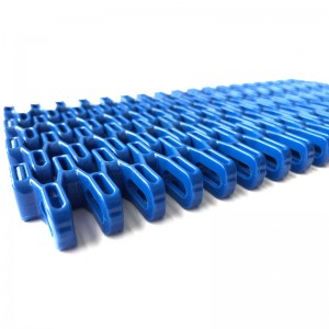 HAASBELTS plastic modular belt FLS254 radius flush grid