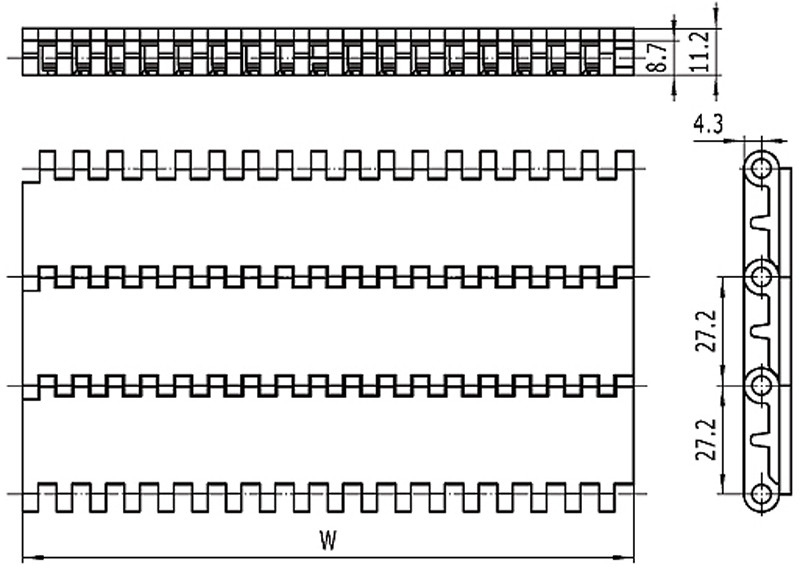 Flat Friction Top 900