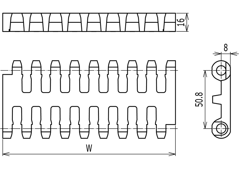 Flush Grid 800