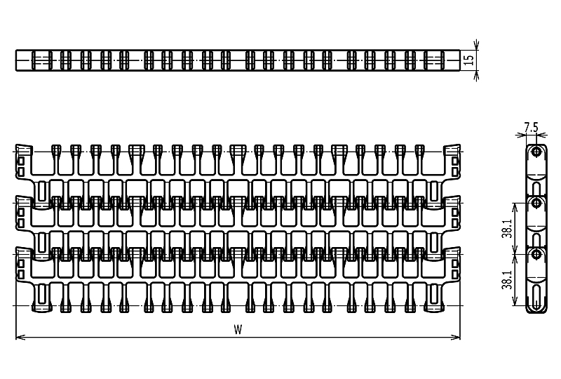 IS615 Radius Flush Grid