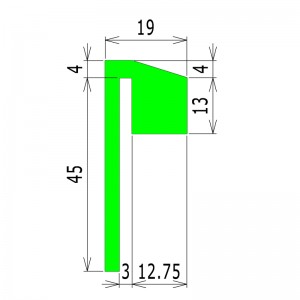 Plastic Belt conveyor components chain guide components belt guides