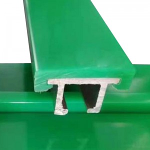 Plastic Belt conveyor components chain guide wearstrip