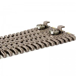 HAASBELTS conveyor T2076SG Radius Flush Grid plastic Modular belt