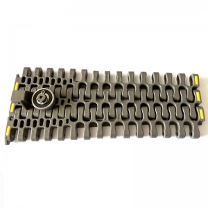 HAASBELTS conveyor T2076 Radius Flush Grid plastic Modular belt chain