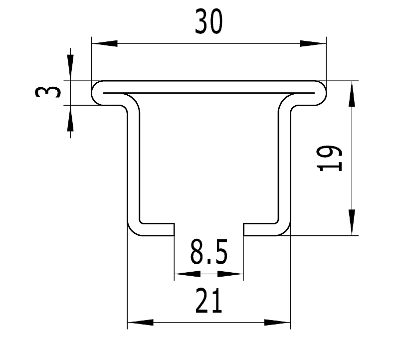 chain-guide profile S19 (2)